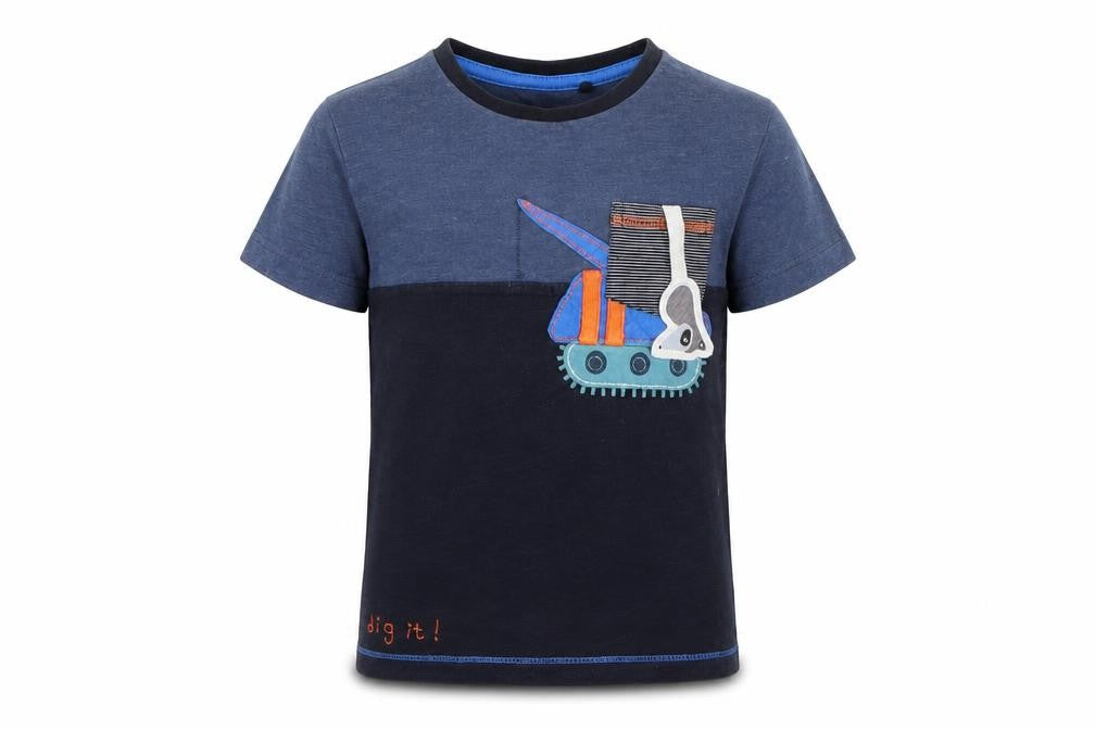 NEXT Boys Blue Geometric  Basic T-Shirt Size 2 Years
