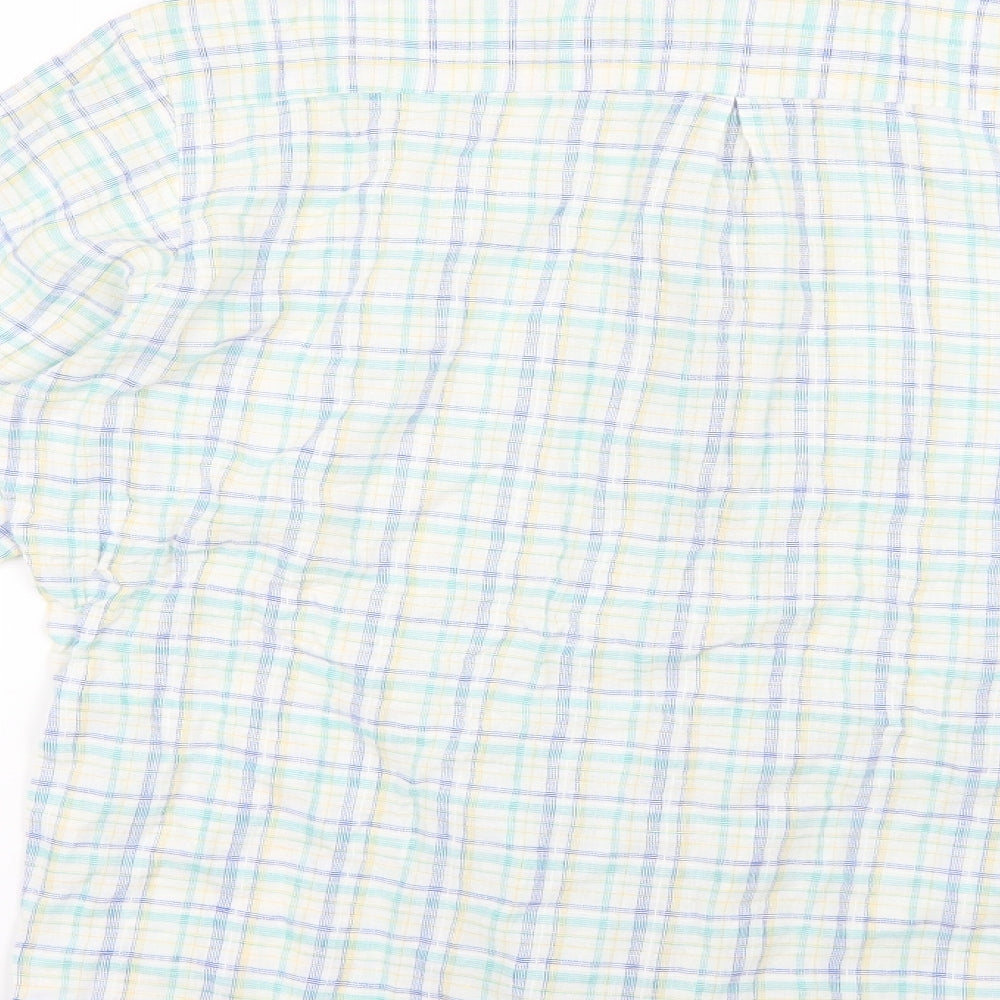 shirt company Mens Multicoloured Check   Button-Up Size M