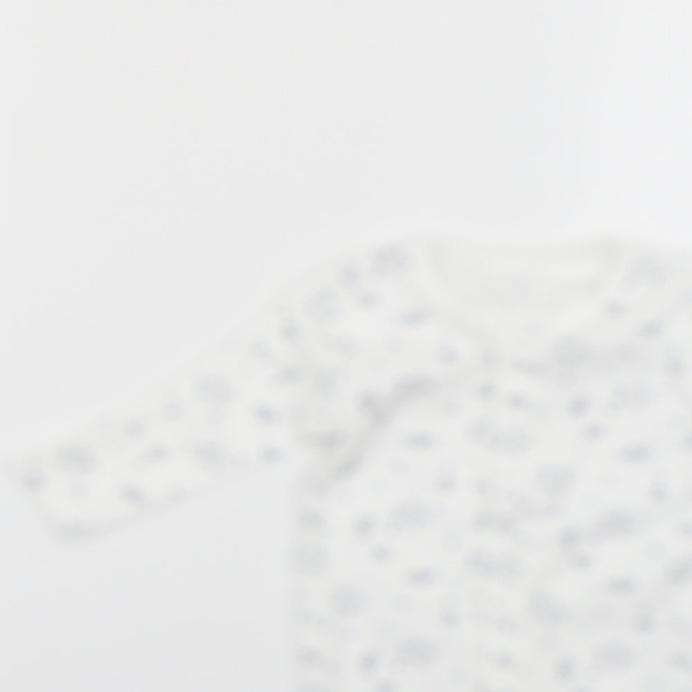 Matalan Baby White Geometric  Babygrow One-Piece Size Newborn