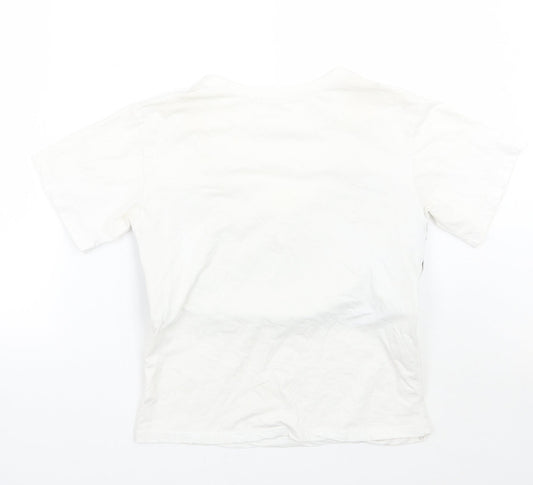 Dear is only Womens White   Basic T-Shirt Size S