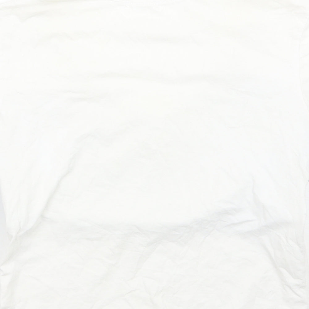 Dear is only Womens White   Basic T-Shirt Size S