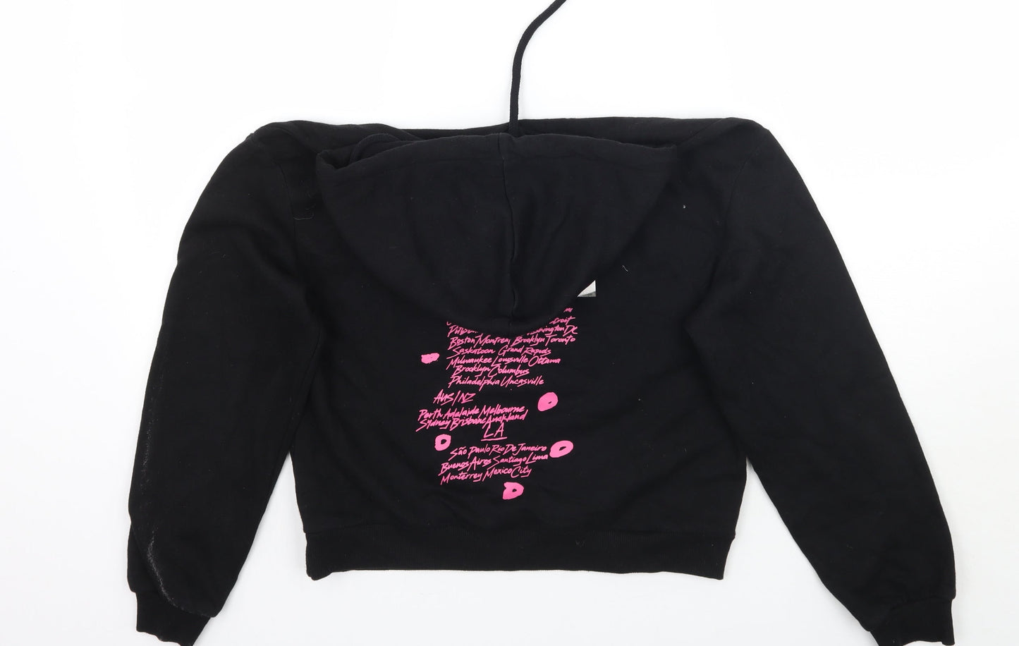 H&M Womens Black   Pullover Hoodie Size S
