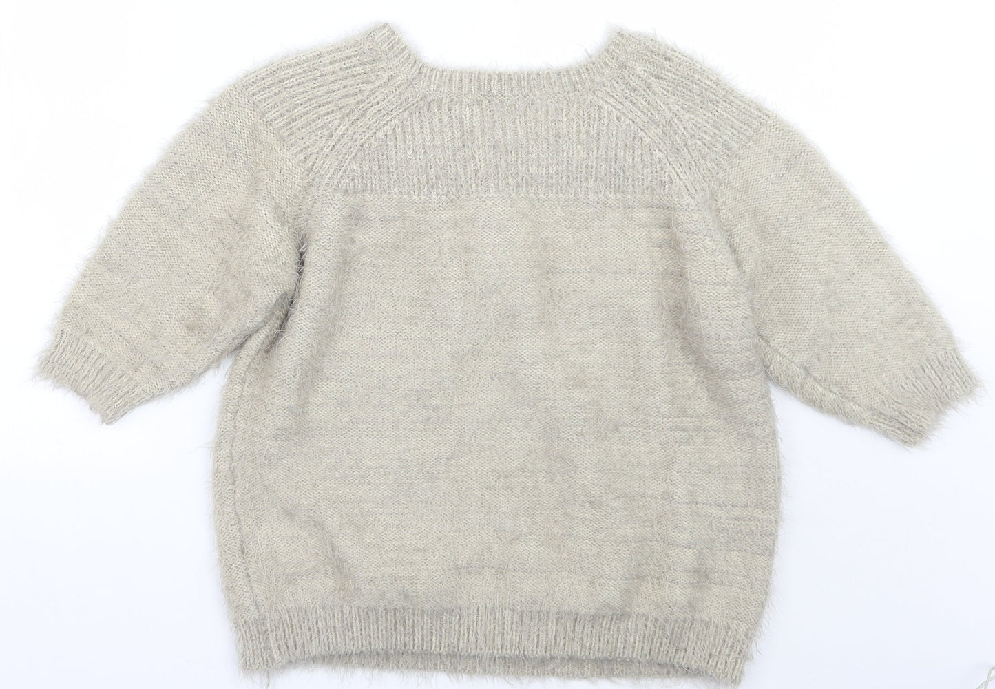 BM Womens Beige   Pullover Jumper Size L