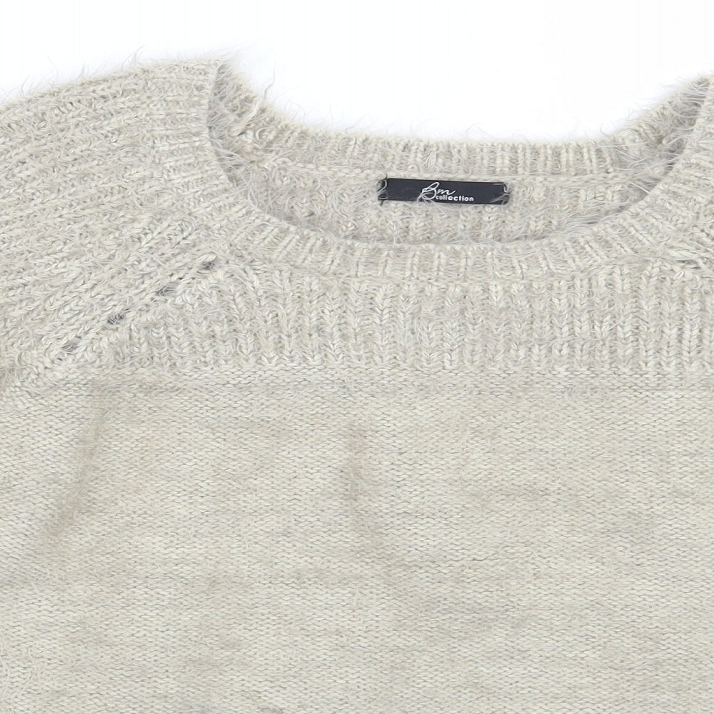 BM Womens Beige   Pullover Jumper Size L