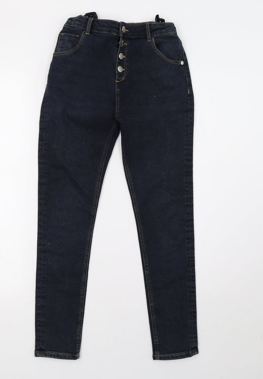 Marks and Spencer Girls Blue  Denim Skinny Jeans Size 11-12 Years