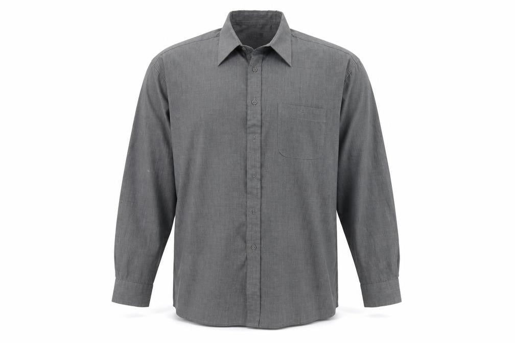 infuse Mens Grey    Button-Up Size XL