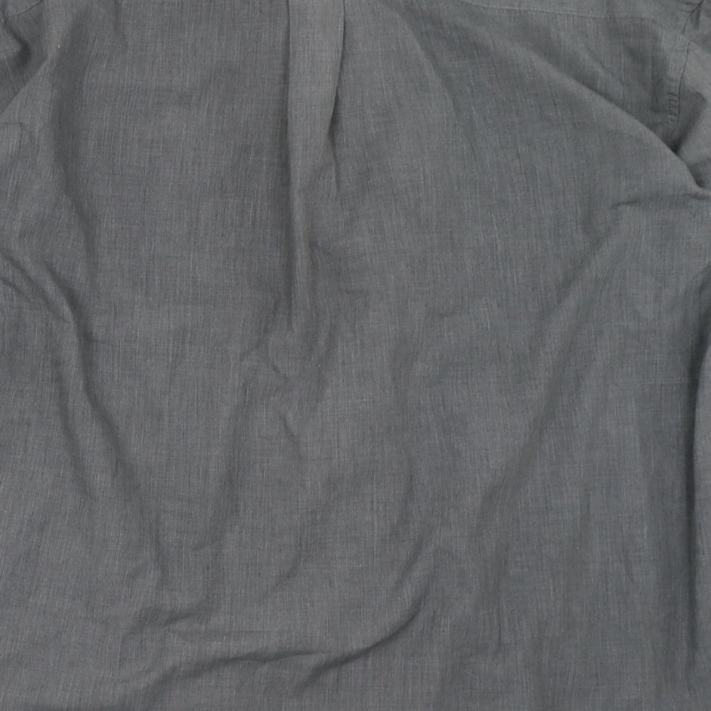 infuse Mens Grey    Button-Up Size XL