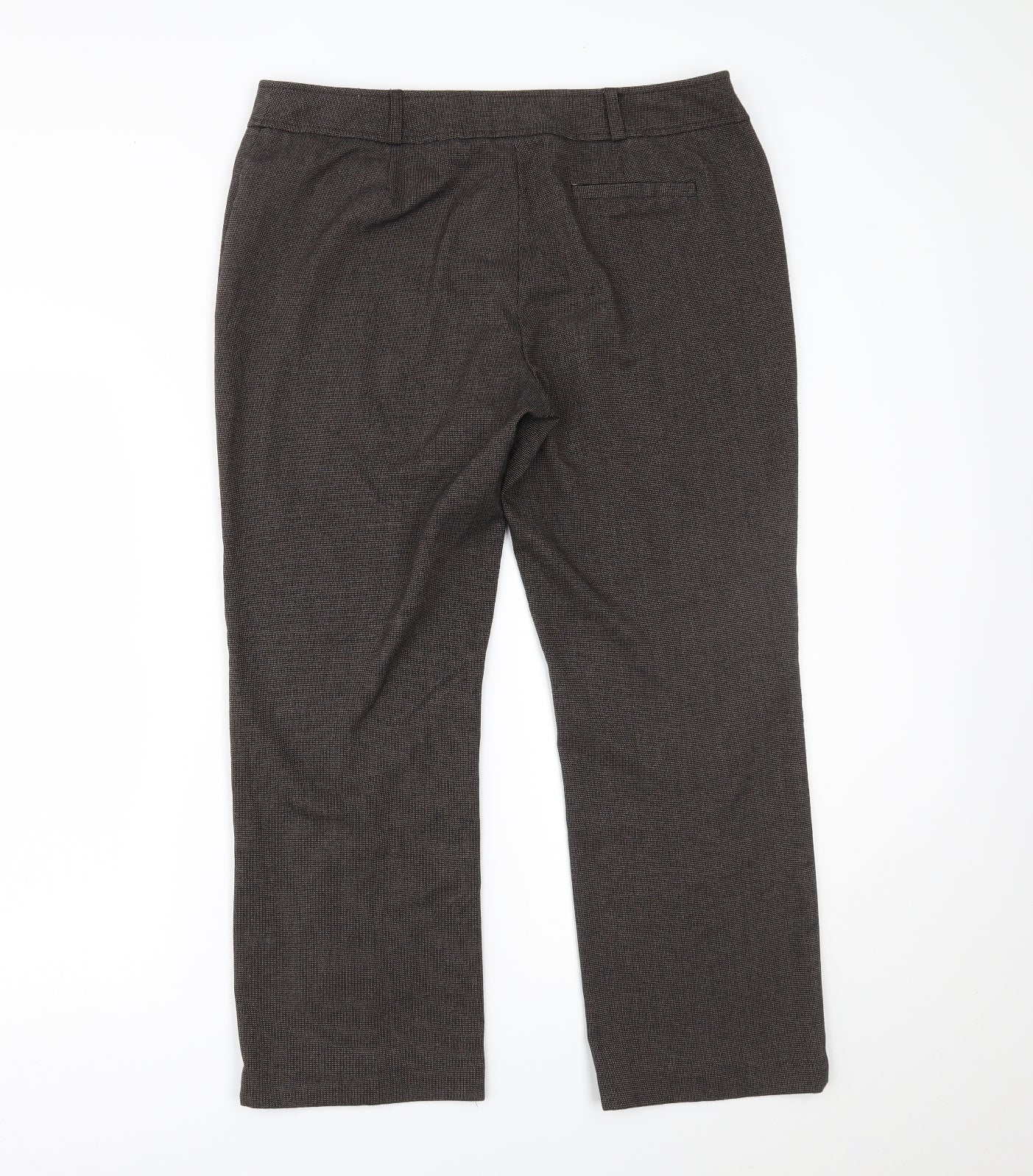 BHS Womens Brown   Trousers  Size 14 L26 in