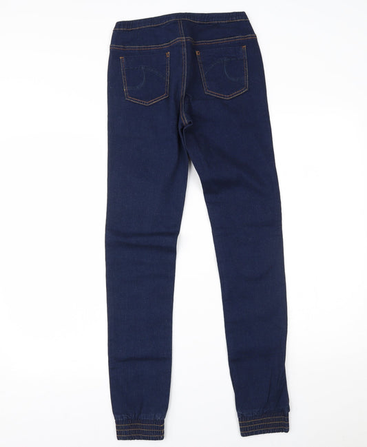 Authentic Denim Womens Blue  Denim Jegging Jeans Size 10 L30 in