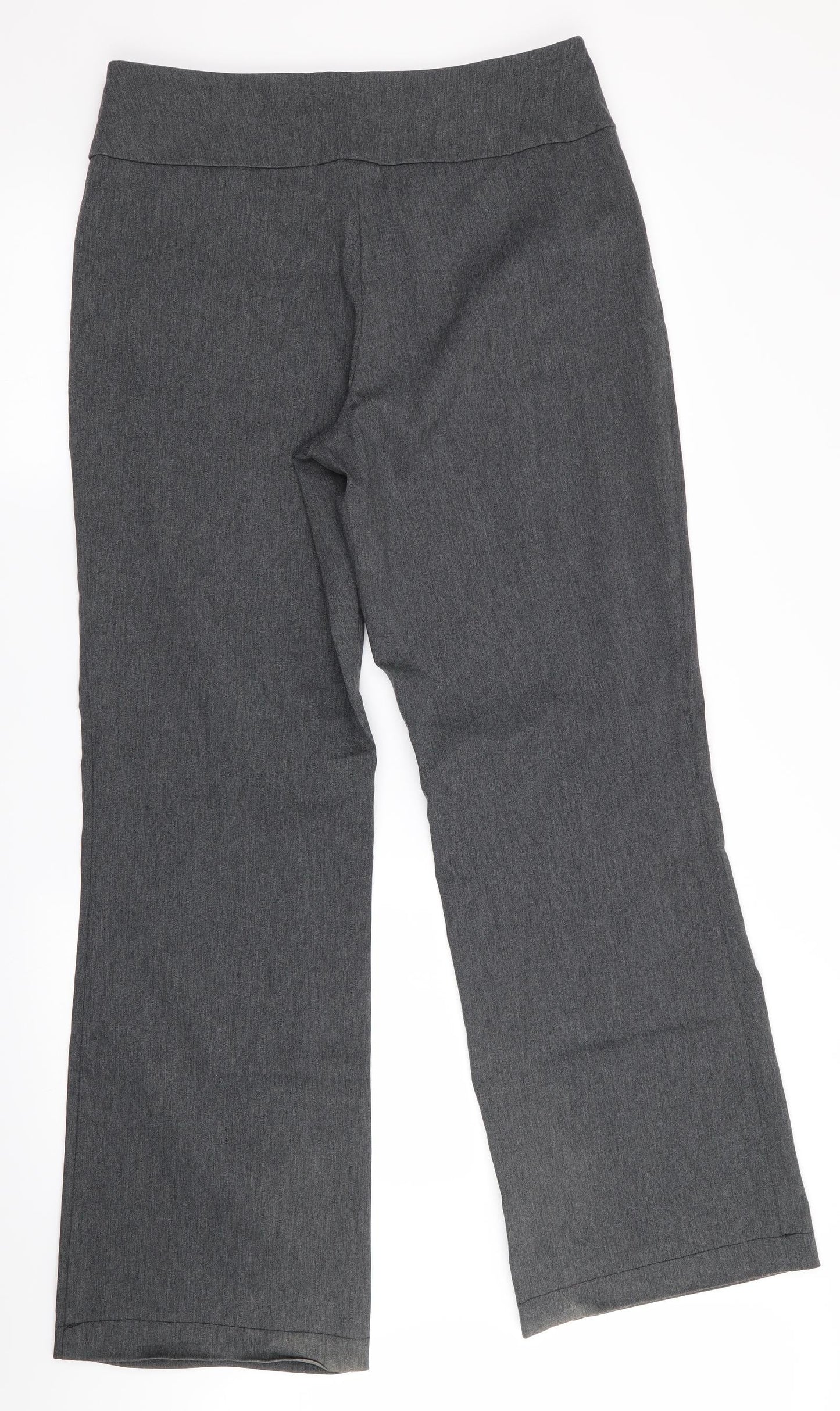 Denver Hayes Womens Grey   Trousers  Size 10 L31.5 in - Wide Legged