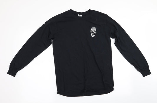 Gildan Mens Black    T-Shirt Size S  - 50 Mill Club
