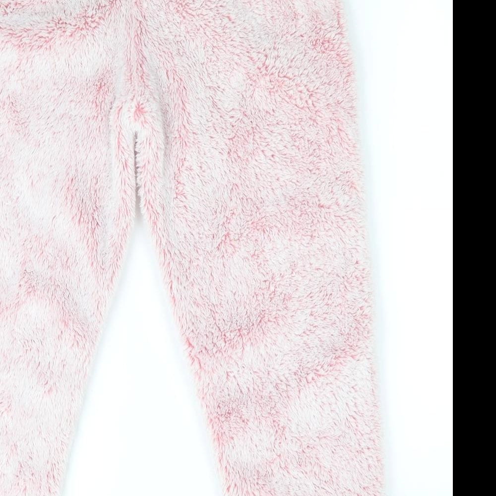 Lipsy London Girls Pink Solid   Pyjama Pants Size 9-10 Years  - Fluffy Pyjama pants