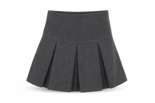 TU Girls Grey   A-Line Skirt Size 5 Years - SCHOOL WEAR