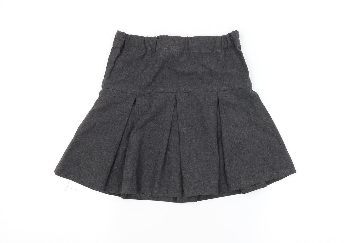 TU Girls Grey   A-Line Skirt Size 5 Years - SCHOOL WEAR