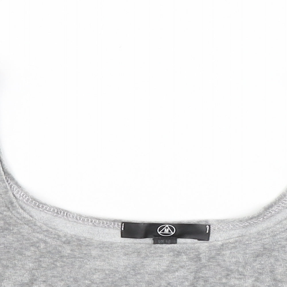 Missguided Womens Grey   Cropped Tank Size 10