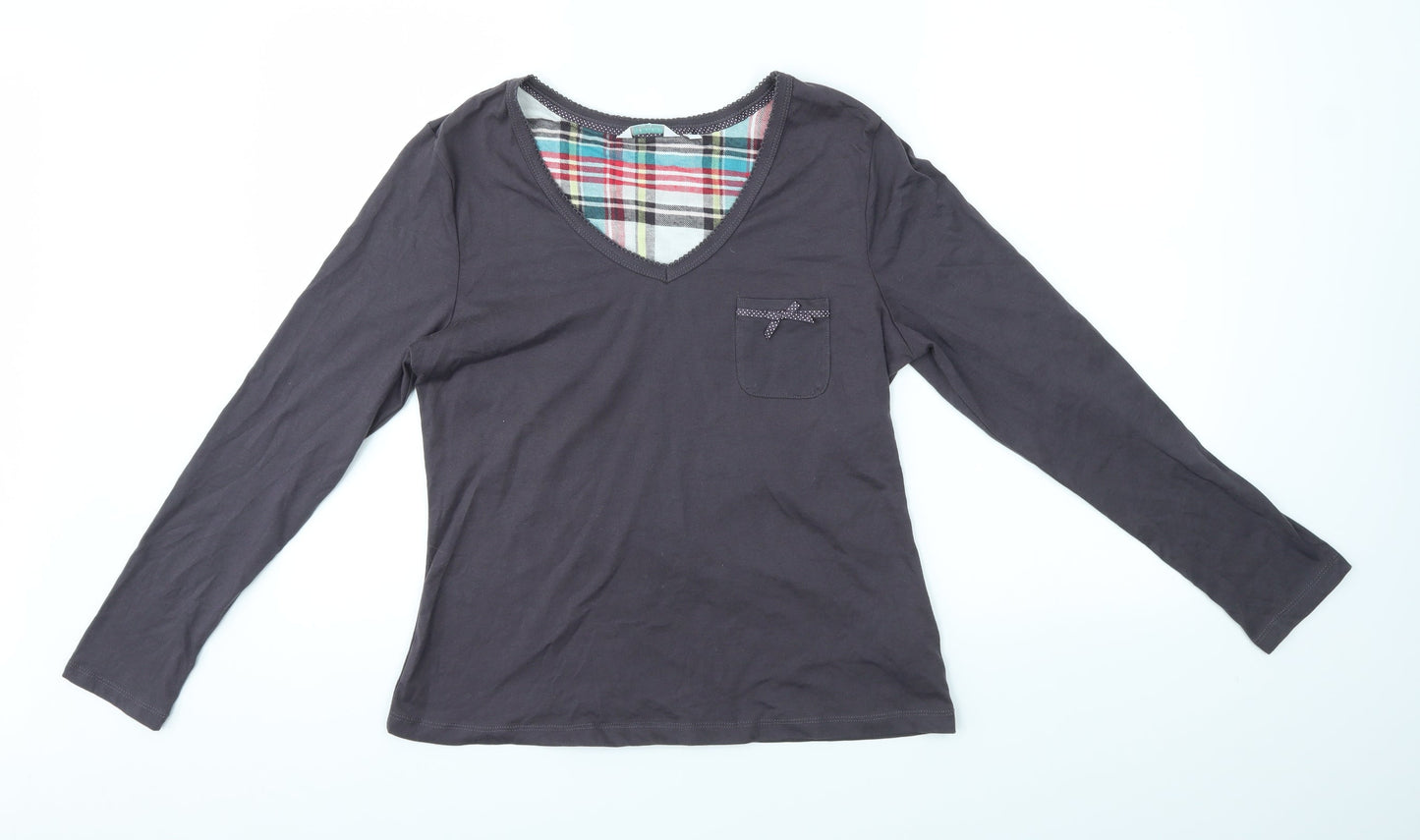 Debenhams Womens Grey   Top Pyjama Top Size 12