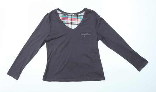 Debenhams Womens Grey   Top Pyjama Top Size 12