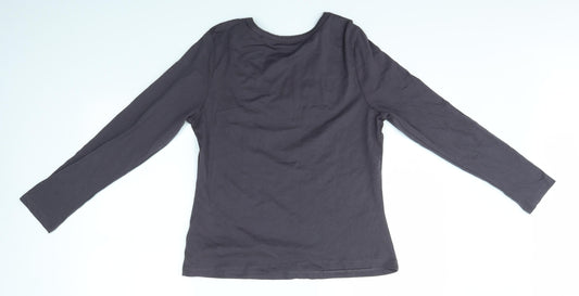 Debenhams Womens Grey   Top Pyjama Top Size 12