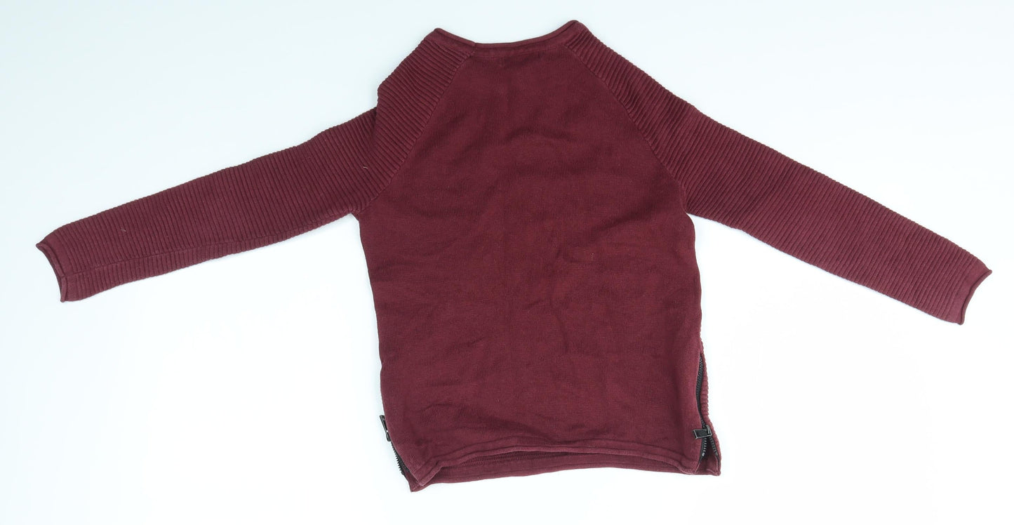 Primark Girls Purple   Pullover Jumper Size 6-7 Years
