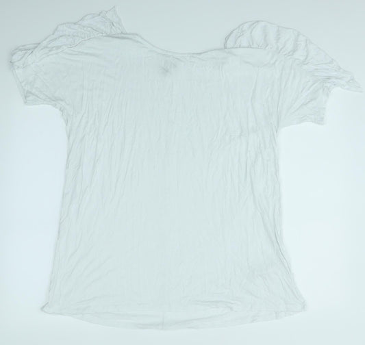 ASOS Womens White   Basic T-Shirt Size 16