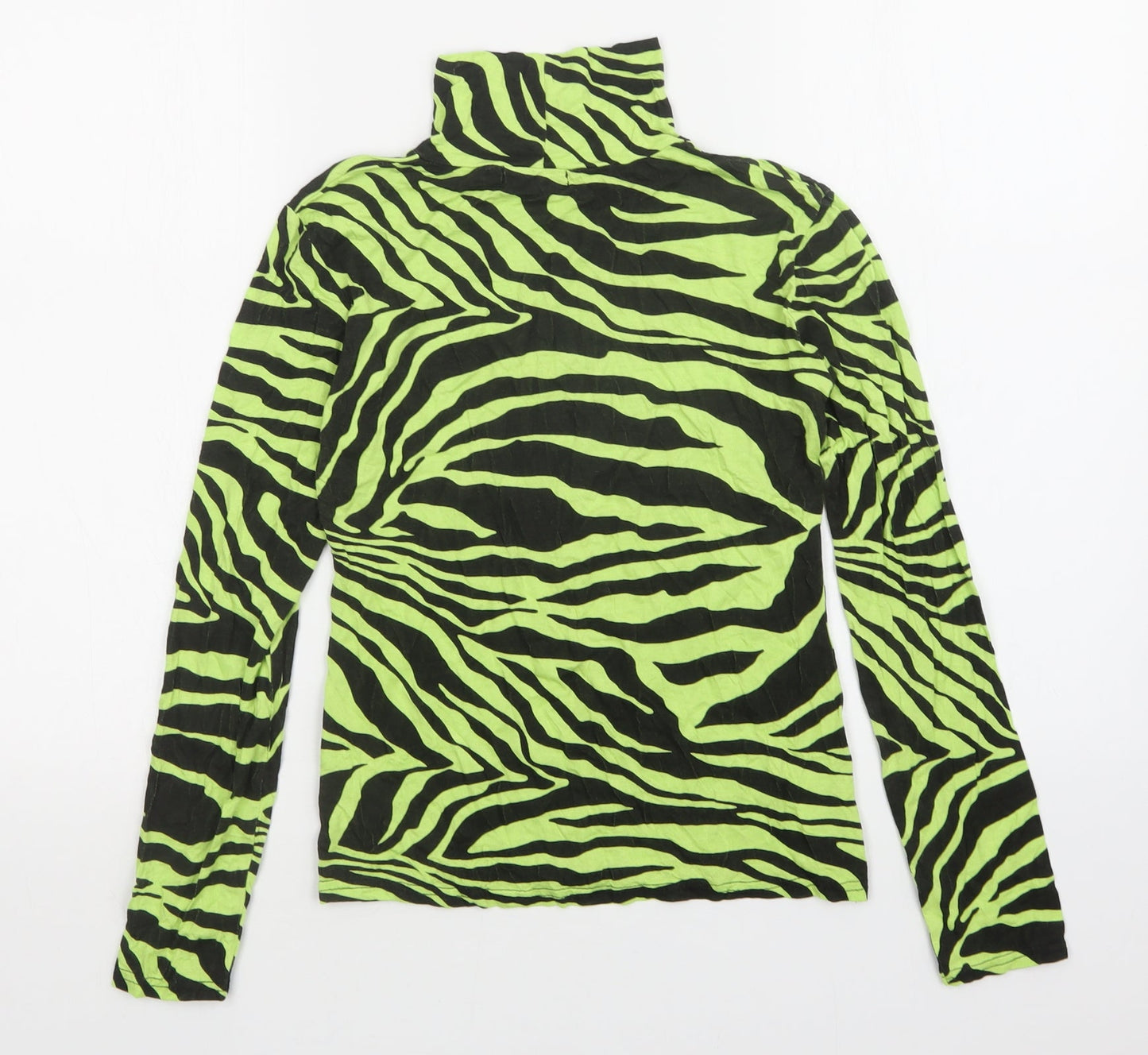 PRETTYLITTLETHING Womens Multicoloured Animal Print  Pullover Jumper Size 8