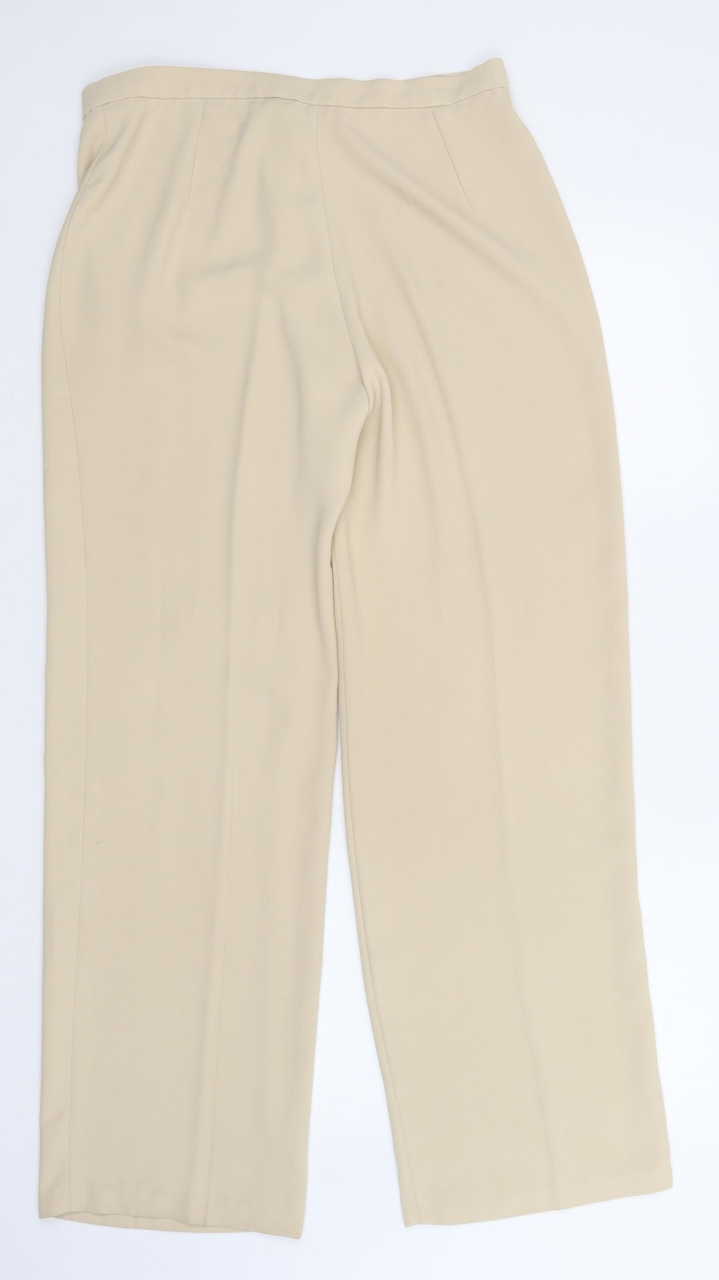 Wish Womens Beige   Trousers  Size 14 L32 in