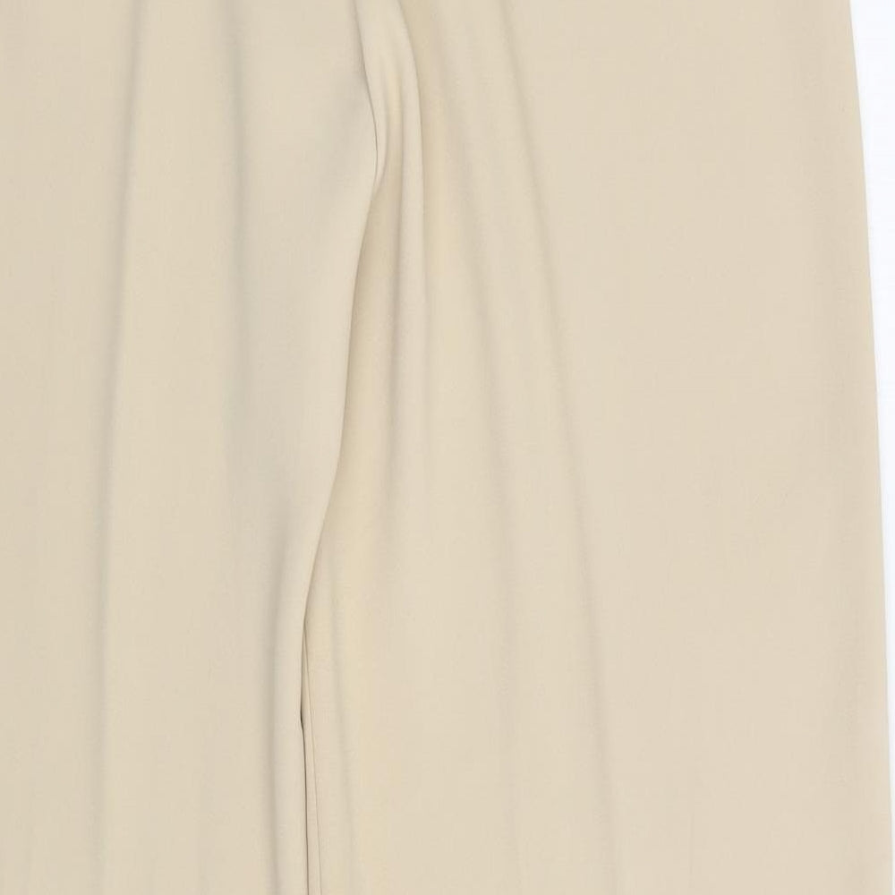 Wish Womens Beige   Trousers  Size 14 L32 in