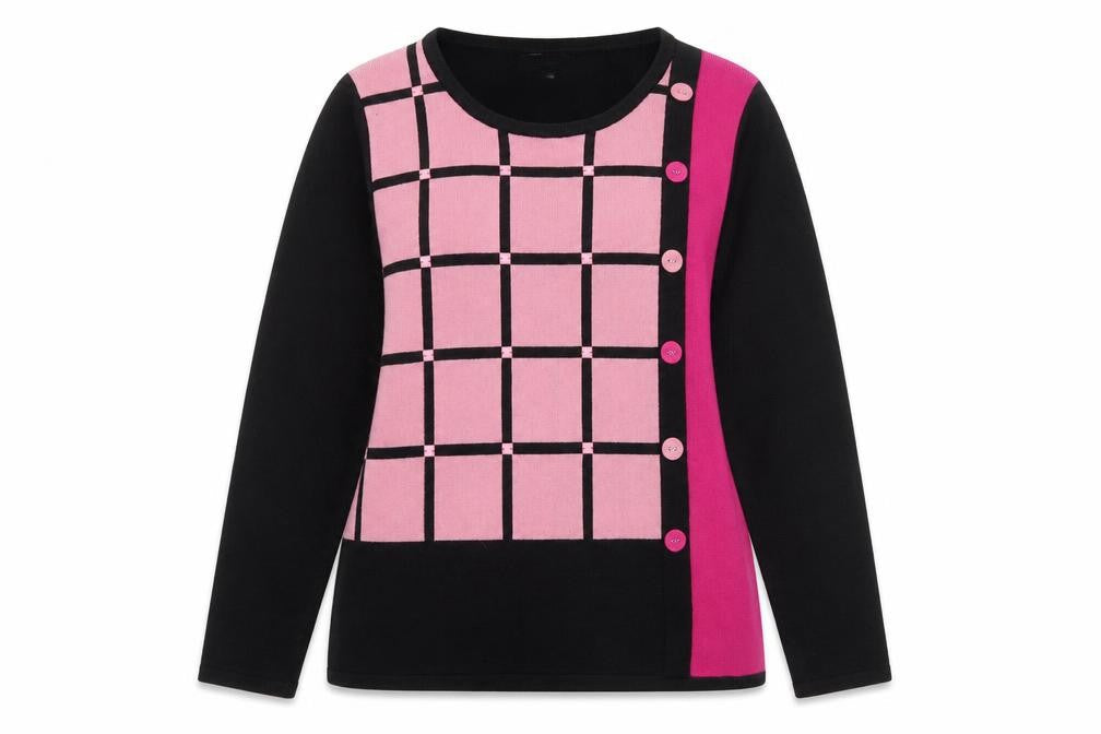 Autonomy Womens Multicoloured  Knit Pullover Jumper Size S