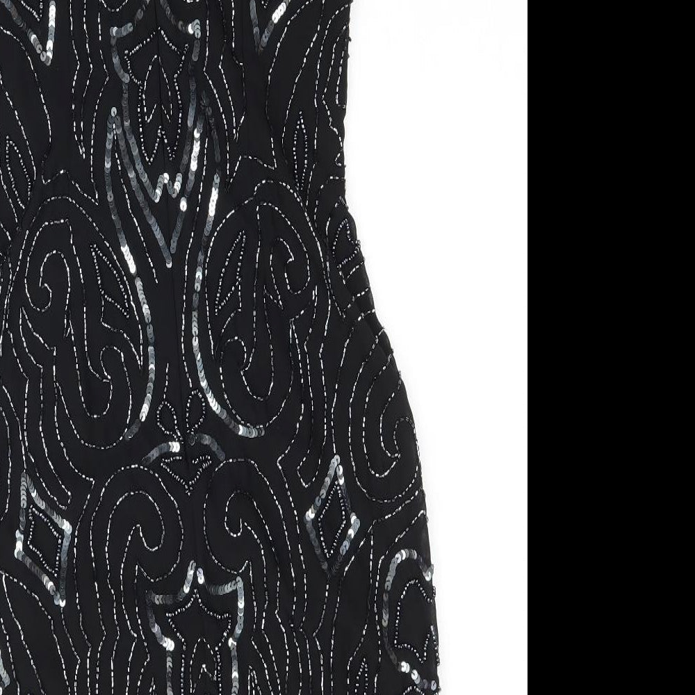 Lace & Beads Womens Black   Bodycon  Size S