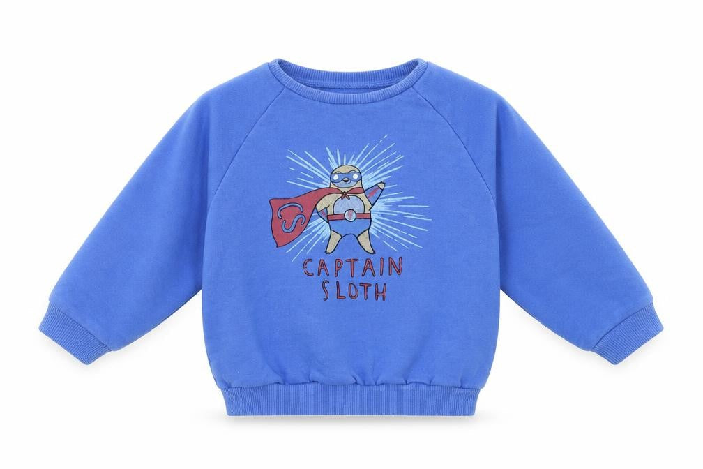 Front view of Next Baby Blue jumper, size 18-24, Months