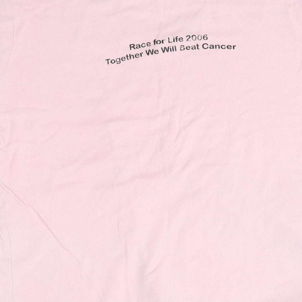 Bella Womens Pink   Basic T-Shirt Size XL  - race for life 2006