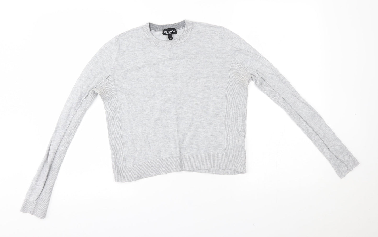 Topshop Womens Grey   Pullover Jumper Size 8