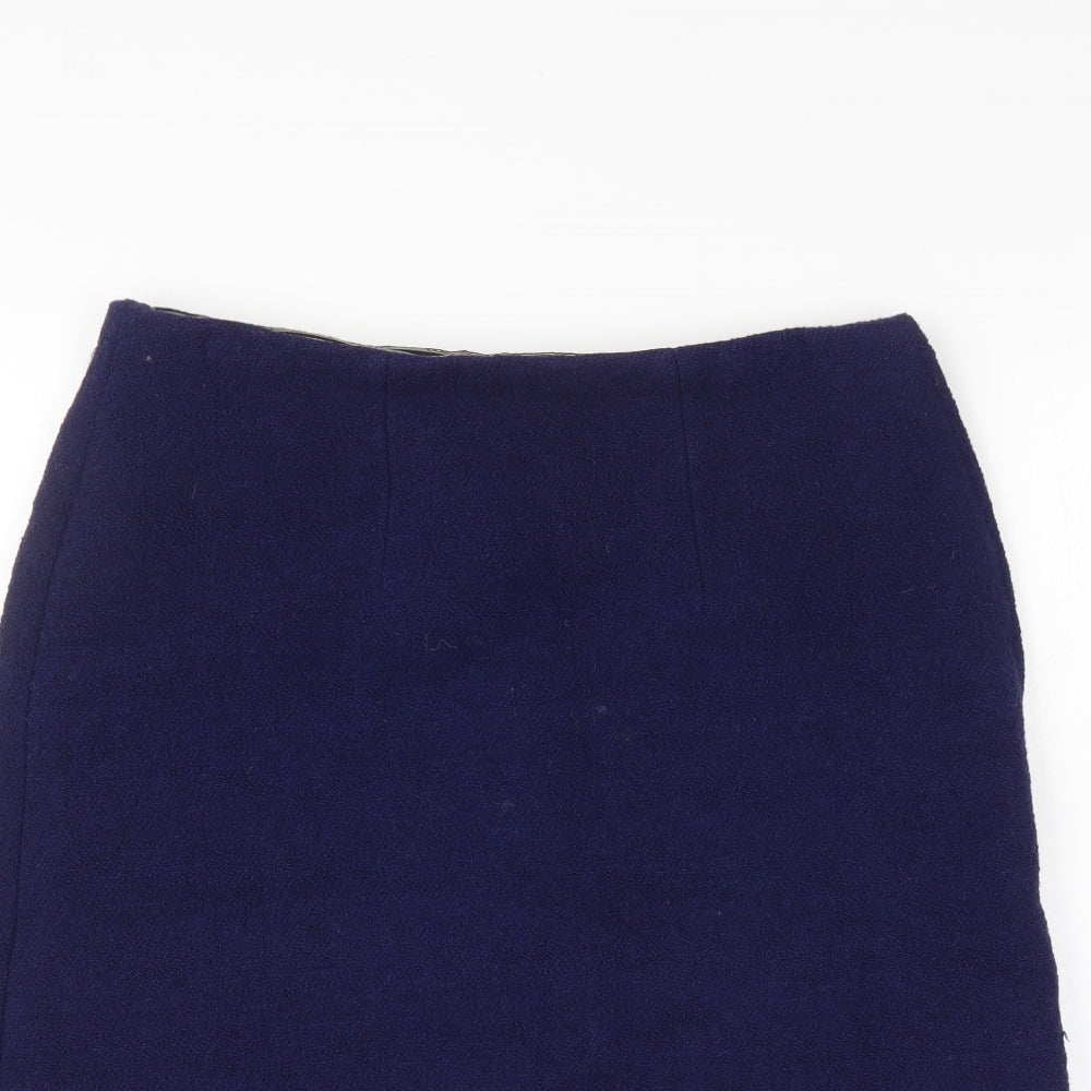 Preworn Womens Blue   A-Line Skirt