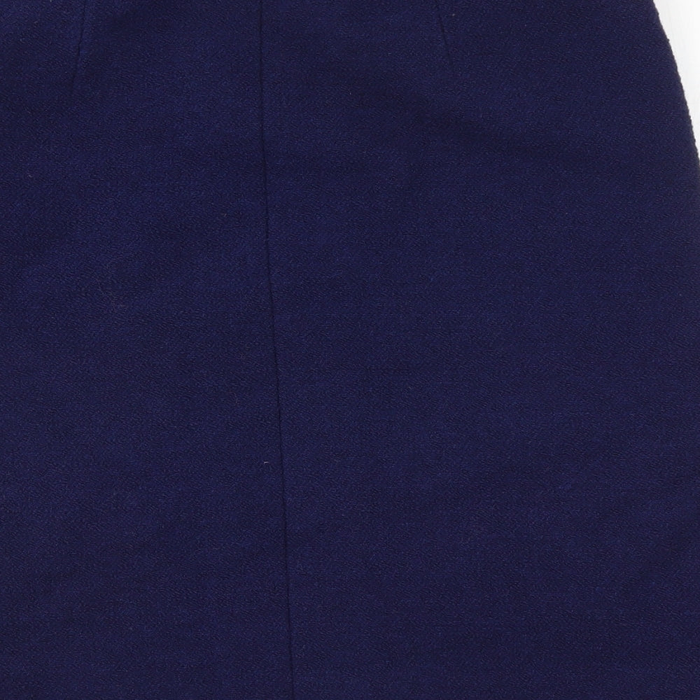 Preworn Womens Blue   A-Line Skirt