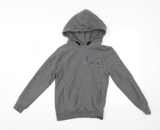 Jeff Genetics Mens Grey   Pullover Hoodie Size S