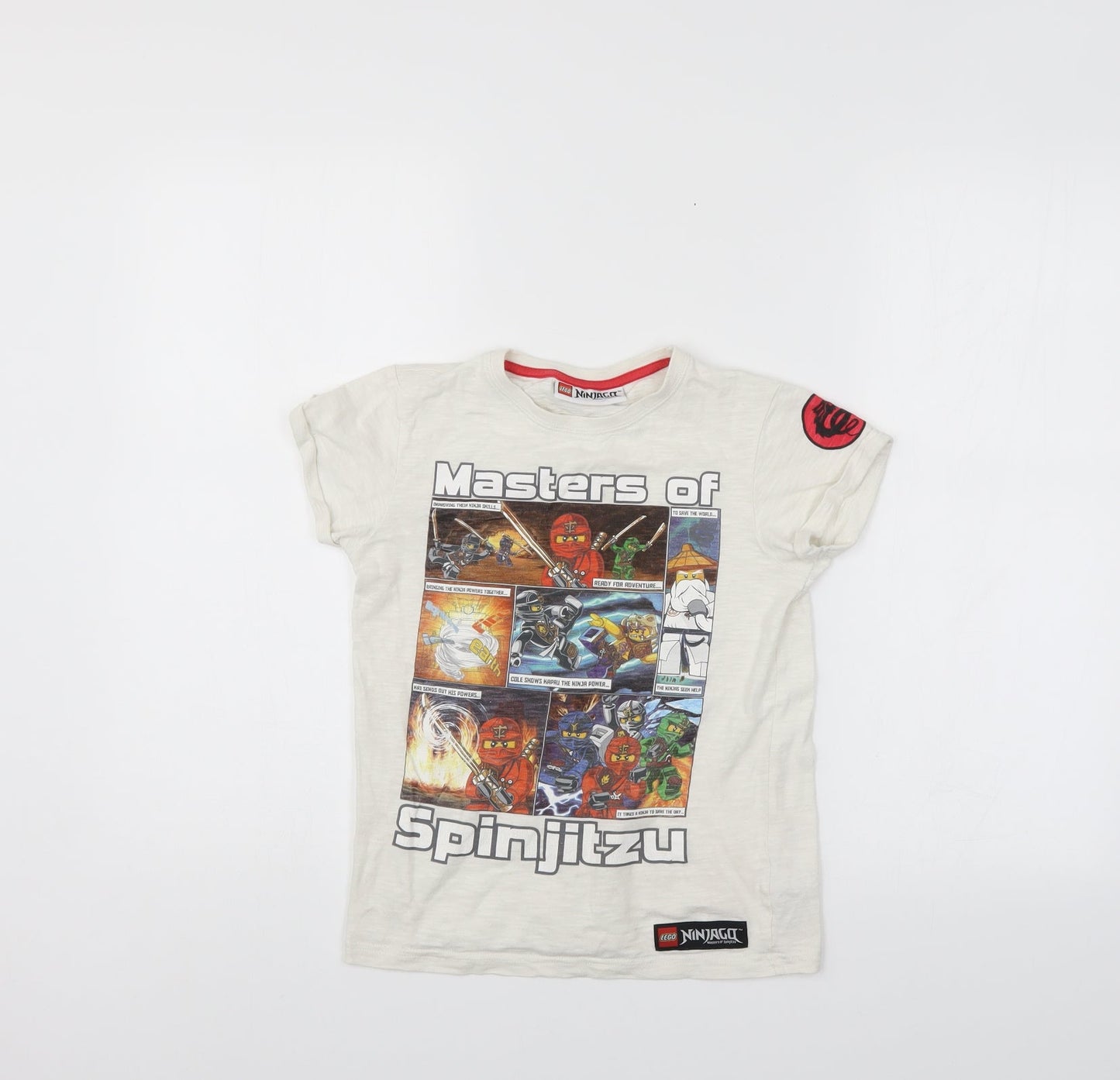 LEGO Boys White   Basic T-Shirt Size 8 Years  - Lego