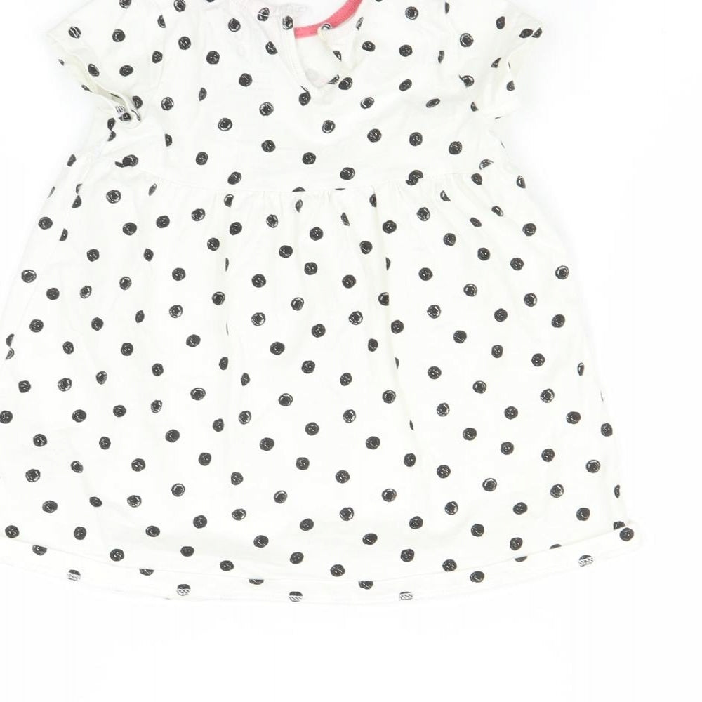 F&F Baby Multicoloured Polka Dot  Basic T-Shirt Size 12-18 Months