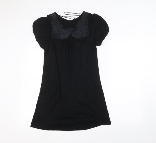 Preworn Womens Black   Basic T-Shirt Size 10