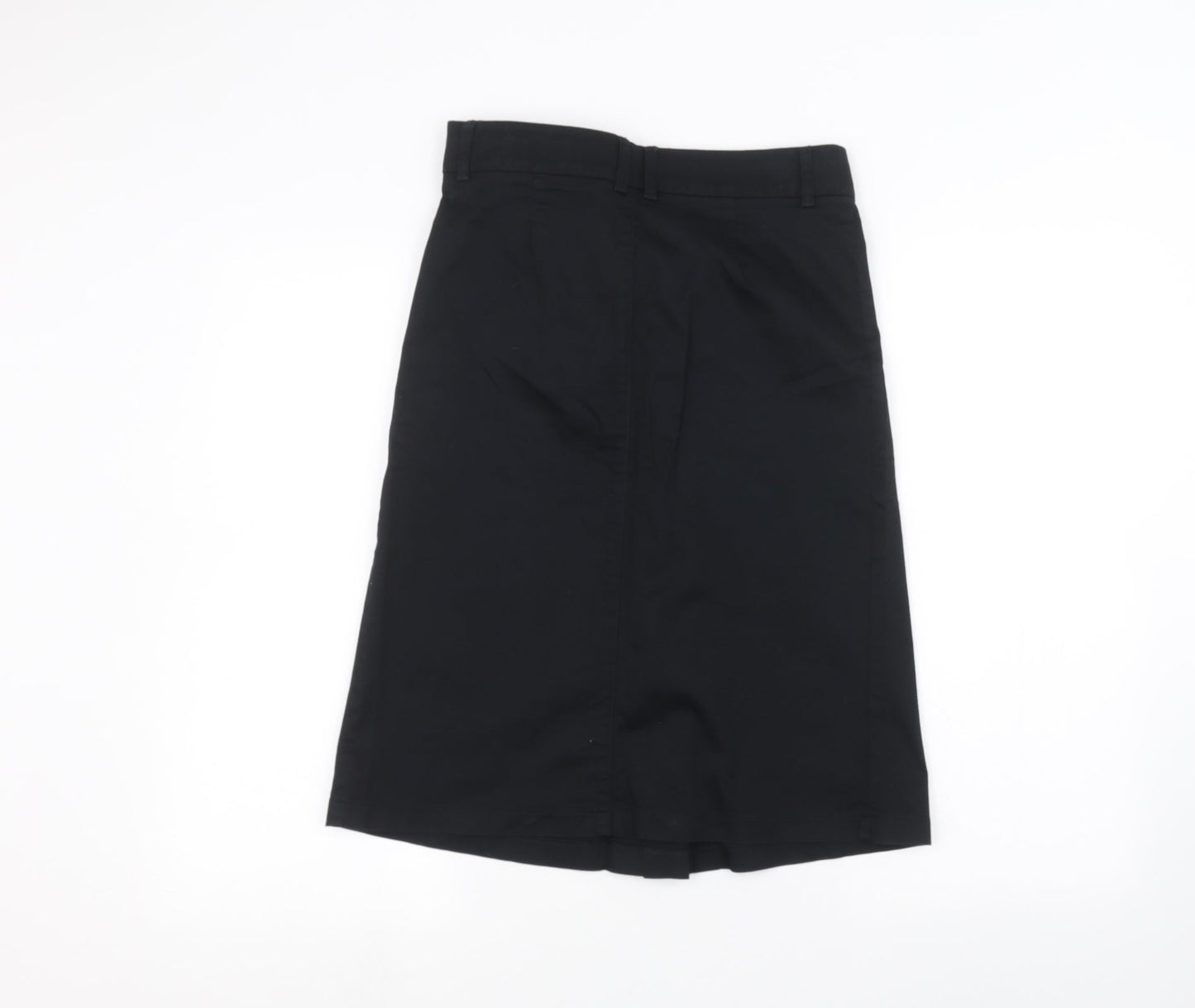 Preworn Womens Black   A-Line Skirt Size 6