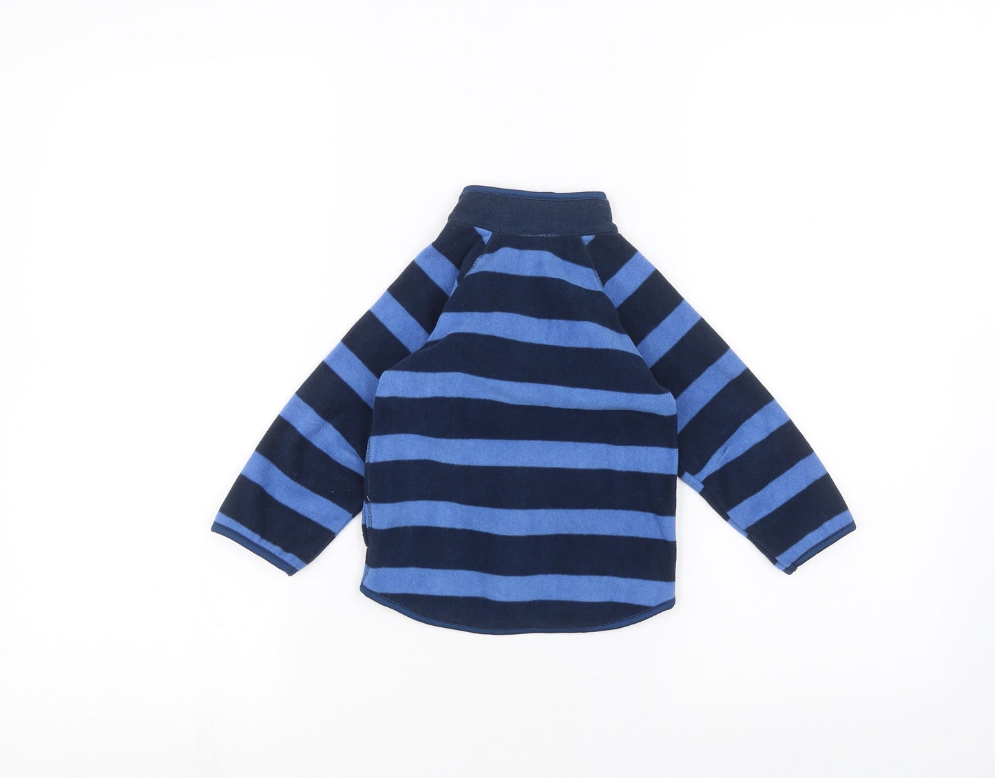 Preworn Baby Blue Striped  Jacket  Size 6-9 Months