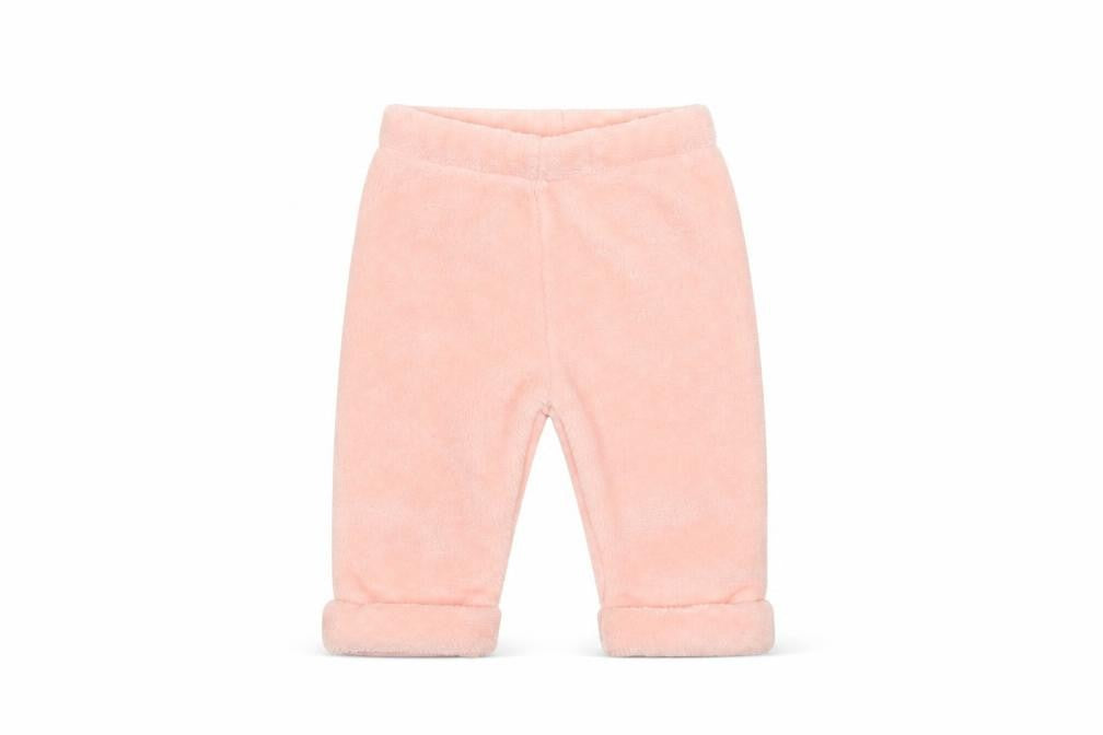 Front view of F&F Baby Pink sweatpants, size 3-6, Months