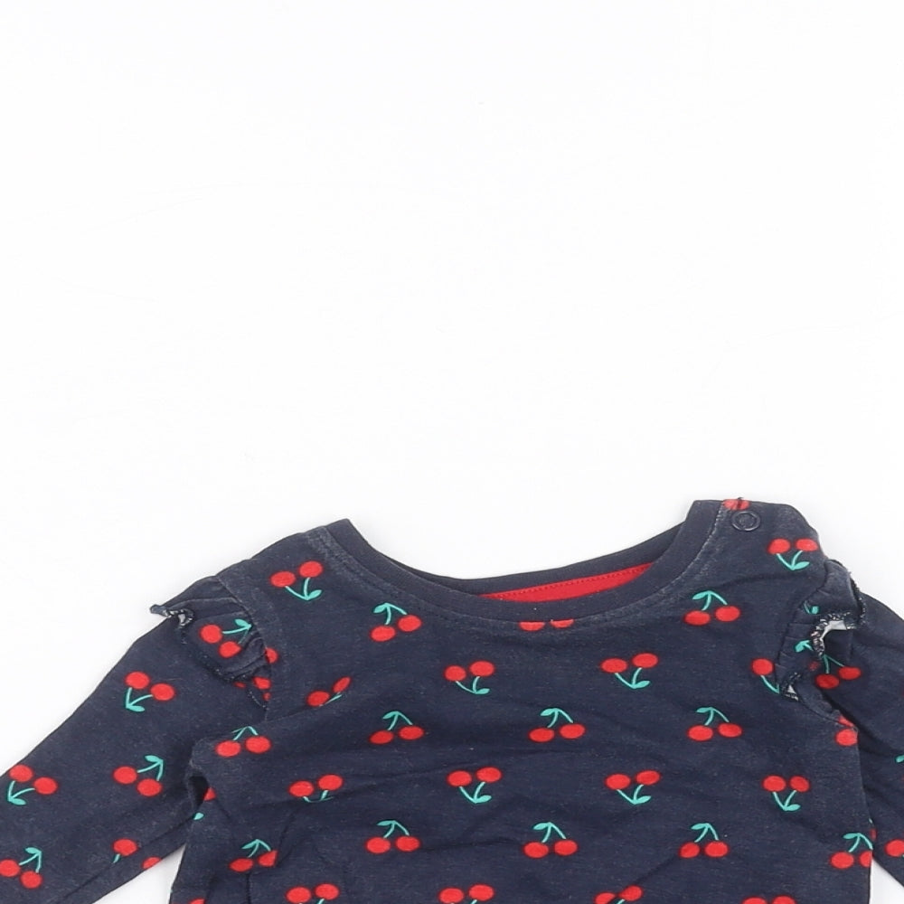Nutmeg Baby Blue   Basic T-Shirt Size 3-6 Months