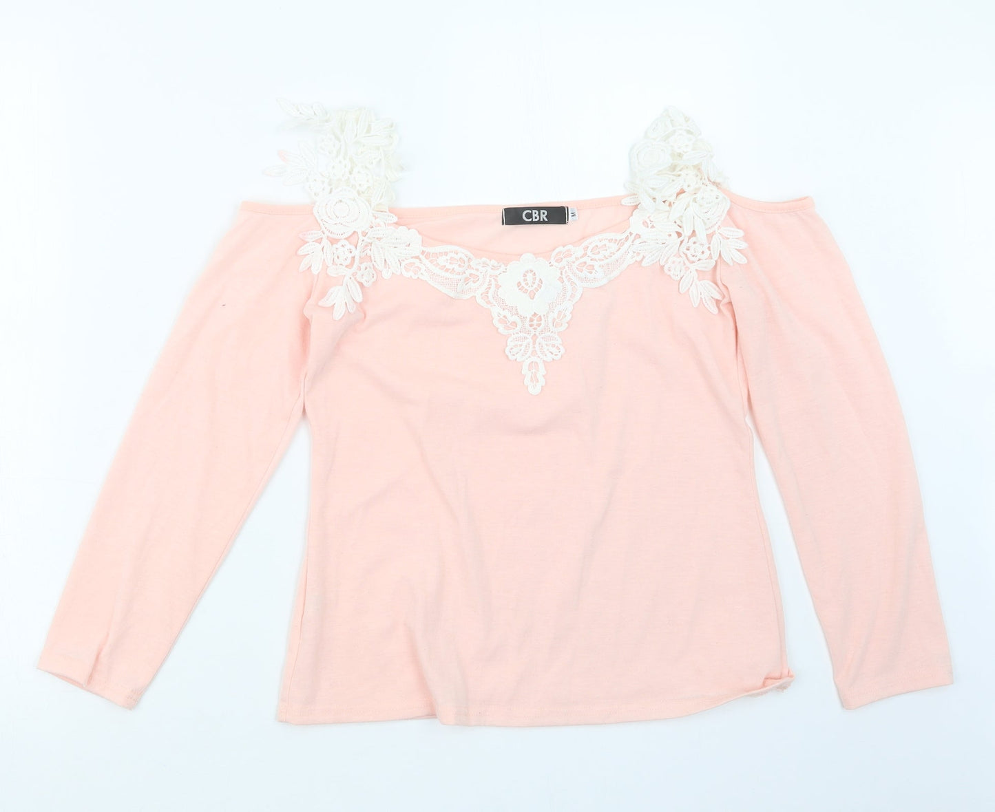 CBR Womens Pink  Knit Pullover Jumper Size M