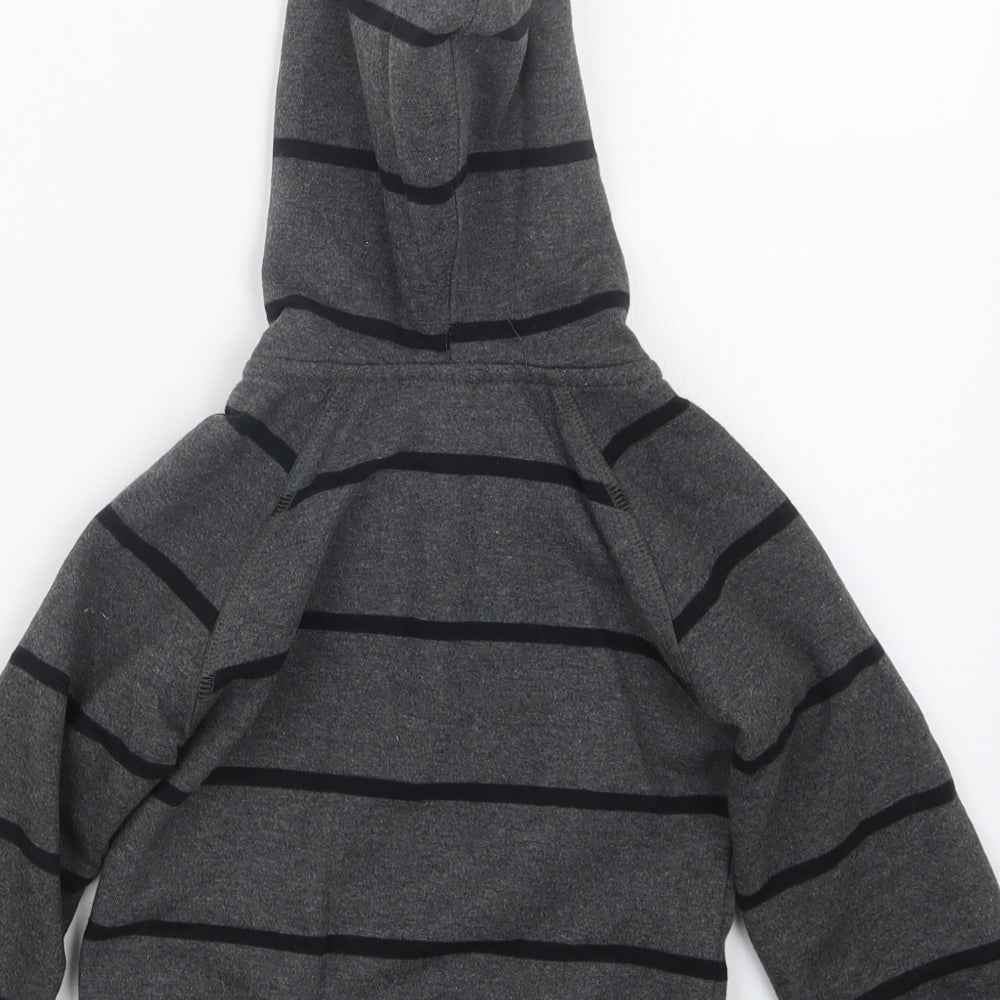 Derby County Football Club Boys Grey Striped  Full Zip Hoodie Size 2-3 Years  - Derby County Football Club