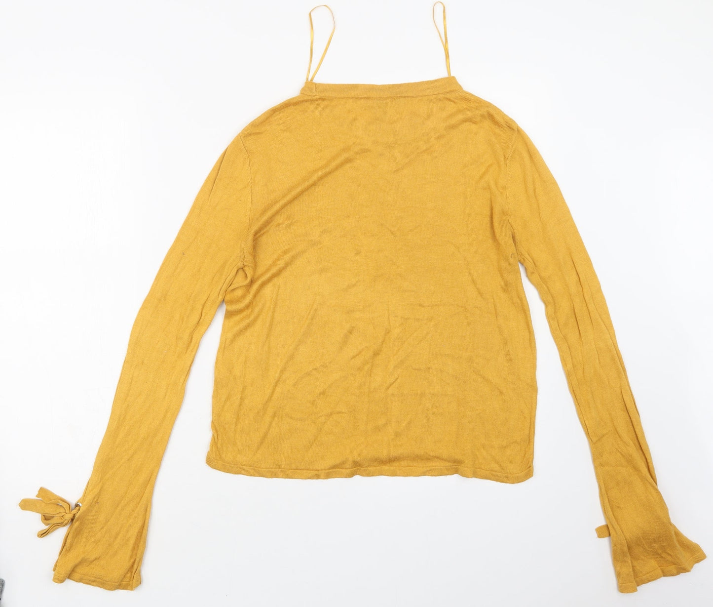 New Look Womens Yellow   Pullover Jumper Size 12