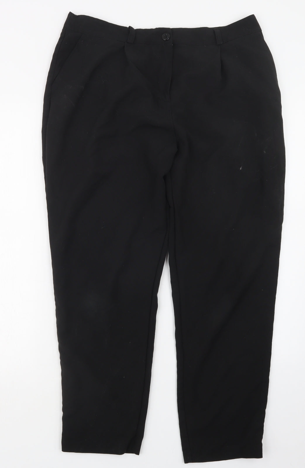Marks and Spencer Womens Black   Trousers  Size 16 L27 in