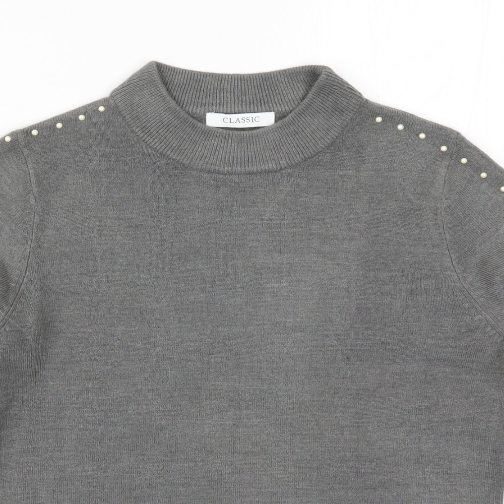 Marks and Spencer Womens Red  Knit Pullover Jumper Size 8