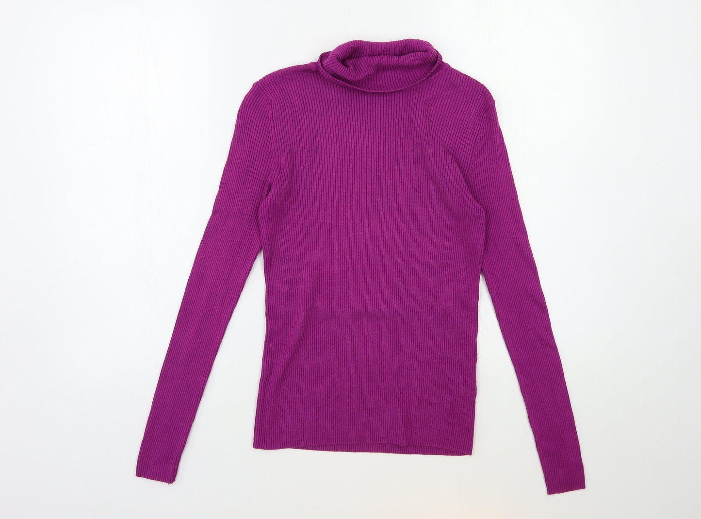 Marks and Spencer Womens Purple  Knit Pullover Jumper Size 10