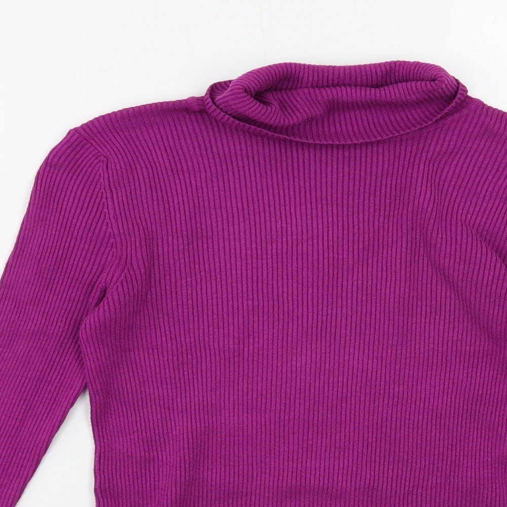 Marks and Spencer Womens Purple  Knit Pullover Jumper Size 10