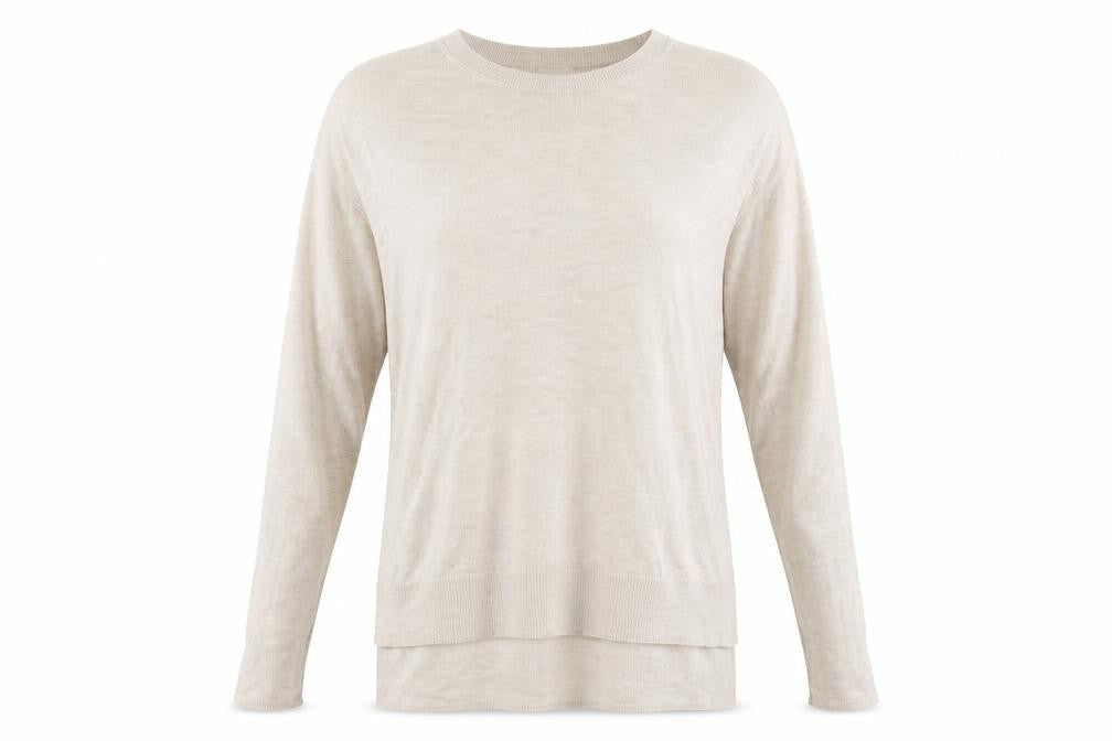H&M Womens Beige  Knit Pullover Jumper Size XS
